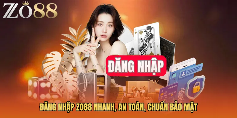 Đăng nhập ZO88 nhanh, an toàn, chuẩn bảo mật
